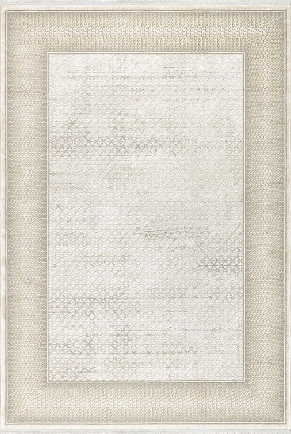 Sanat Halı Penta 3822 Kahve Viskon Modern Salon ve Oturma Odası Halısı