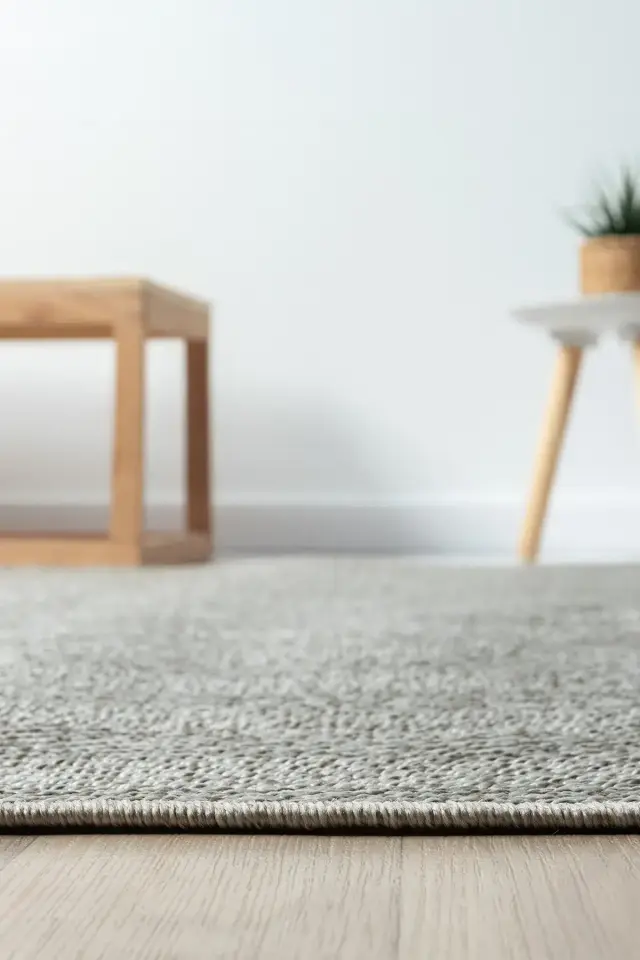 Seyran Halı Bombay 665 Gri Kolay Temizlenen Hav Toz Vermez Hasır Dokulu Balık Sırtı Sisal Yolluk