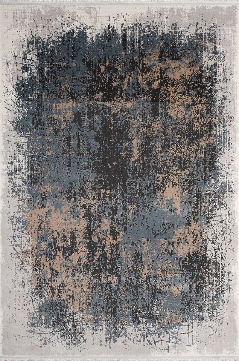 Royal Halı Bearny Modern TD03B Multi Yumuşak Dokulu Vintage Viskon İplik İle Üretilen Sık Dokuma Modern Halı