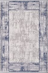 Artemis Halı Murano 9161B Gri Lacivert Akrilik Çerçeveli Yumuşak Dokulu Oturma Odası Halısı