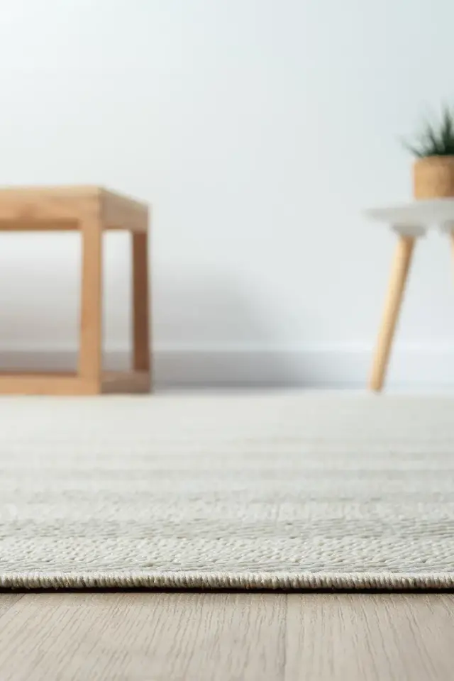 Seyran Halı Bombay 665 Krem Kolay Temizlenen Hav Toz Vermez Hasır Dokulu Balık Sırtı Sisal Yolluk