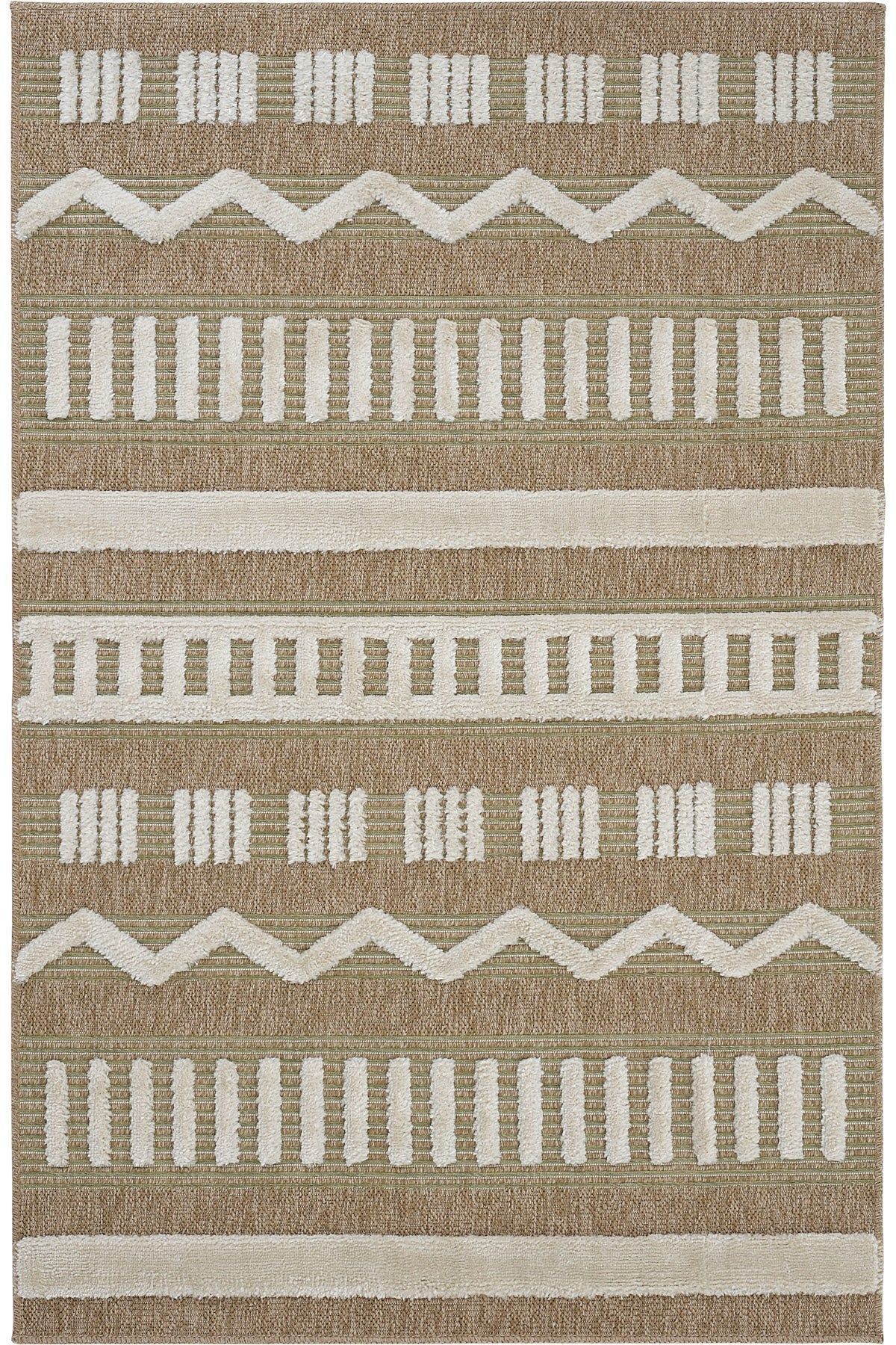 Seyran Halı Marakeş 676 Yeşil Kolay Temizlenen Hav Toz Vermez Etnik Yolluk