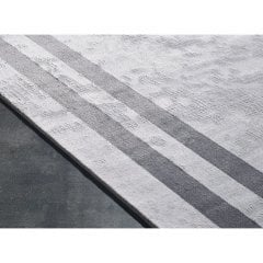 Gümüşsuyu Halı Black & Brown 11297 Gri Doğal İplik Çerçeveli Dokuma Taban Halı