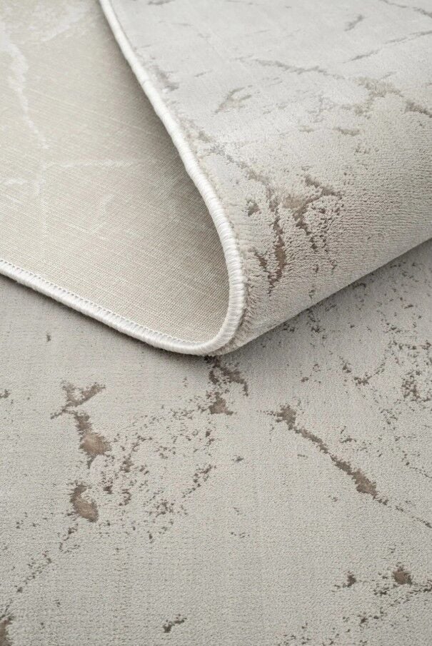 Luxess Halı Cotton 1075 Bej Polyester Modern Şık Yumuşak Dokulu Halı