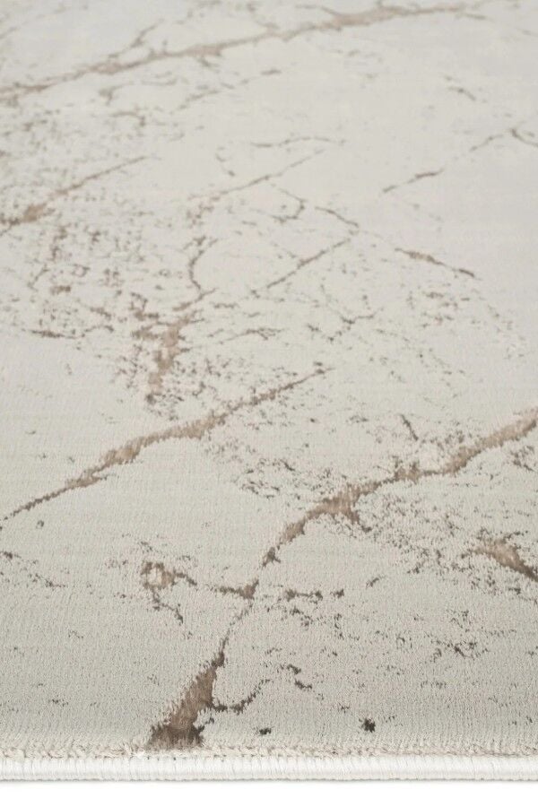 Luxess Halı Cotton 1075 Bej Polyester Modern Şık Yumuşak Dokulu Halı