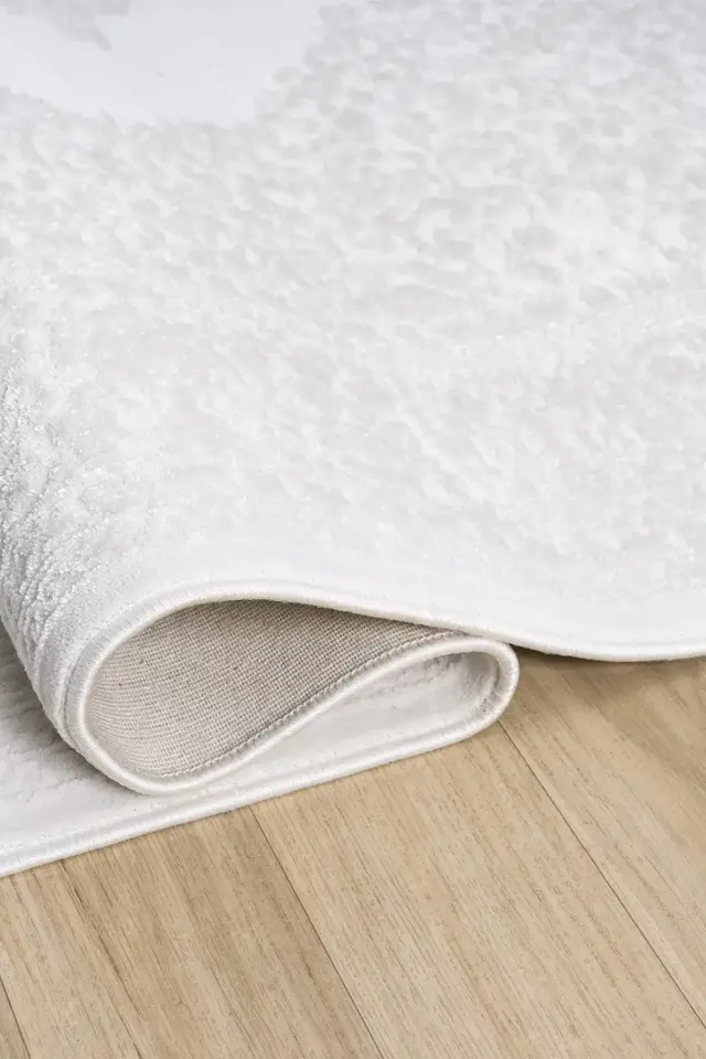 Seyran Halı Vista 5121 Krem Akrilik Çerçeveli Yumuşak Dokulu Şık Halı