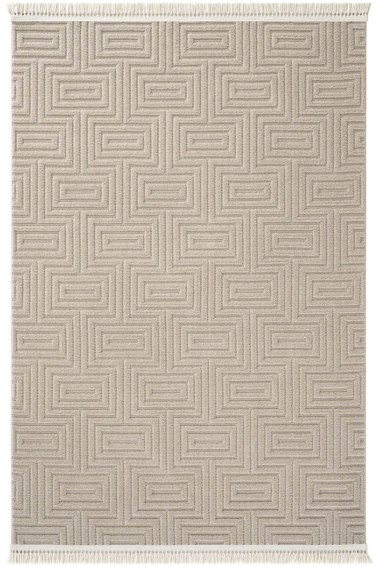 Seyran Halı Ruby 1550 Vizon Kolay Temizlenen Hav Toz Vermez Etnik Yolluk