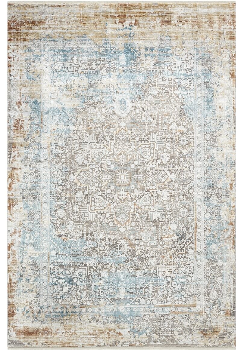 Elexus Halı Azur 4118 Multi Yüksek Kalite Yumuşak Doku Modern Desenli Şık Halı