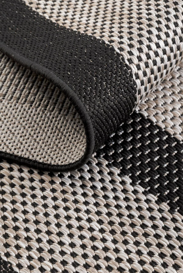 Luxess Halı Sisal Plus 1149 Bej Siyah Yüksek Kaliteli Modern Halı