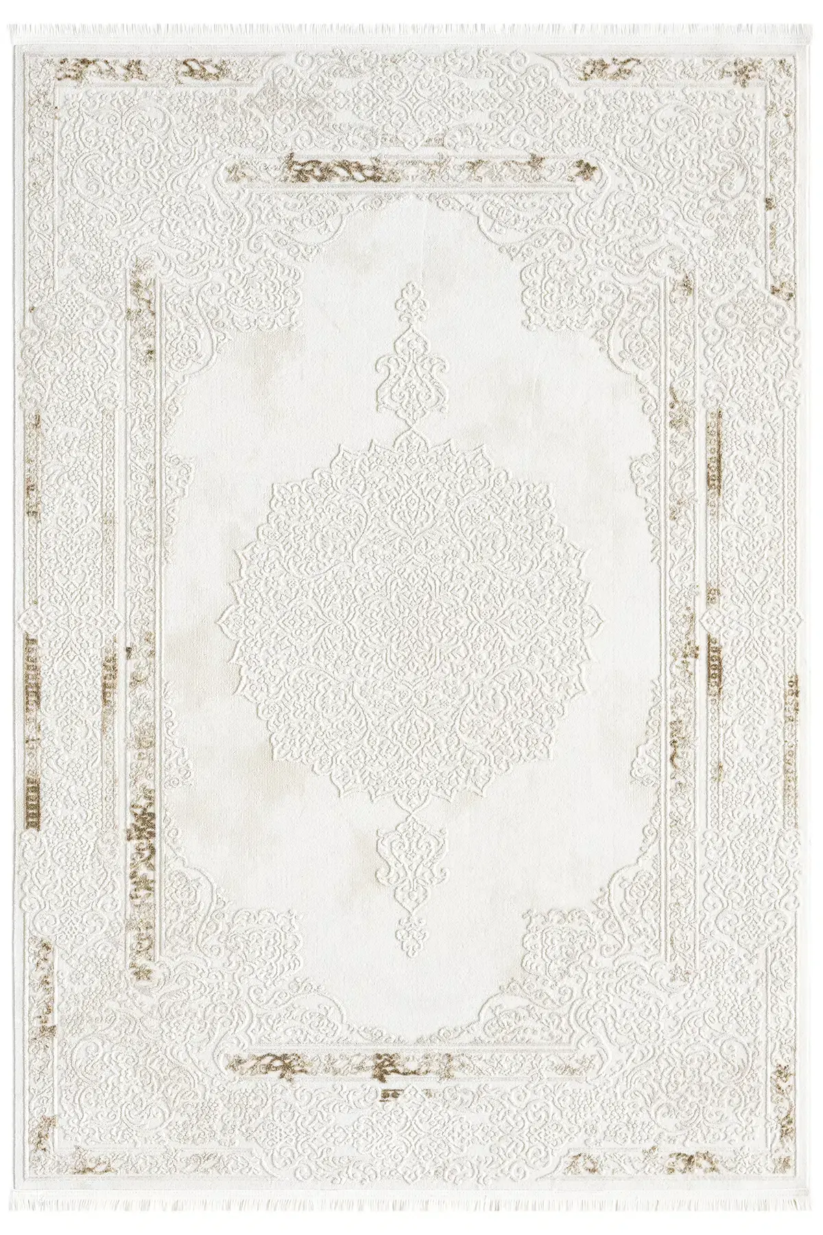 Seyran Halı Vista 5122 Kahve Akrilik Çerçeveli Yumuşak Dokulu Şık Halı