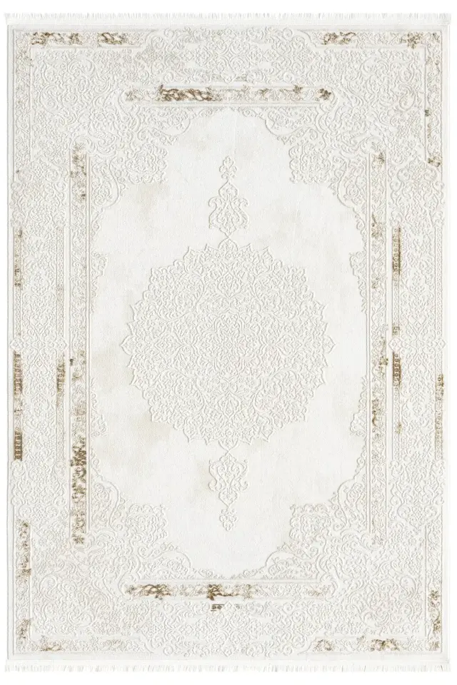 Seyran Halı Vista 5122 Kahve Akrilik Çerçeveli Yumuşak Dokulu Şık Halı