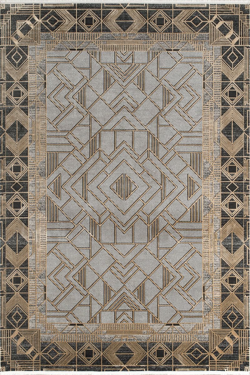 Royal Halı Bearny Modern TD05A Multi Viskon Akrilik Yumuşak Dokulu Modern Halı