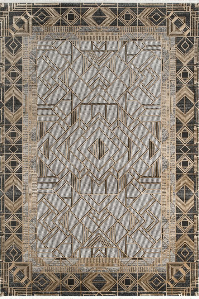 Royal Halı Bearny Modern TD05A Multi Viskon Akrilik Yumuşak Dokulu Modern Halı