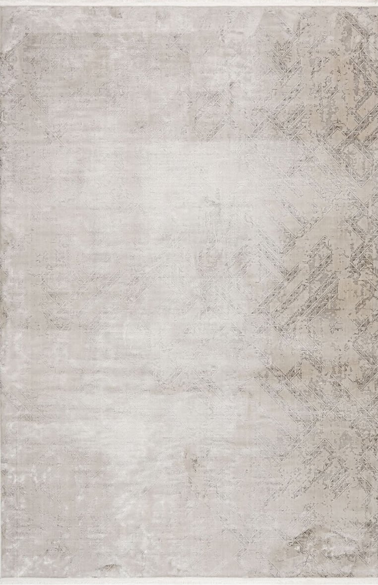 Luxess Halı Cotton 1076 Bej Polyester Modern Şık Yumuşak Dokulu Halı