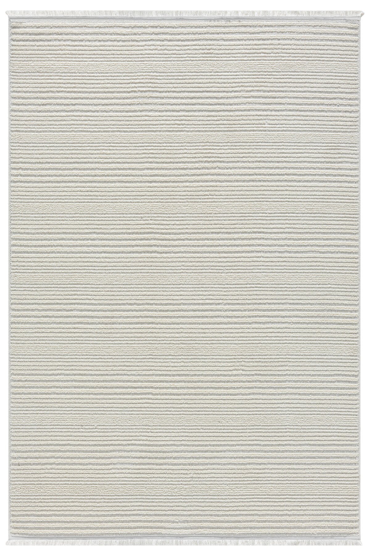 Seyran Halı Zara 950 Krem Polyester Yumuşak Dokulu Yüksek Kaliteli Modern Halı