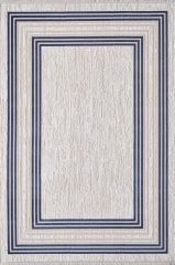 Artemis Halı Murano 9164C Bej Lacivert Akrilik Çerçeveli Yumuşak Dokulu Oturma Odası Halısı