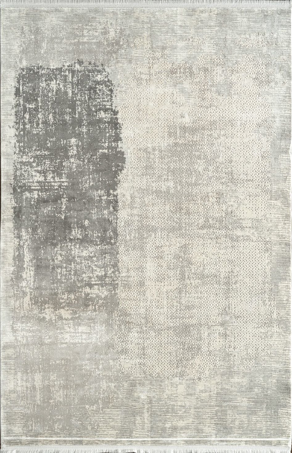 Pierre Cardin Halı Voyage KJ03B Gri Yumuşak Dokulu Viskon ve Akrilik ile Üretilen Üst Kalite Halı