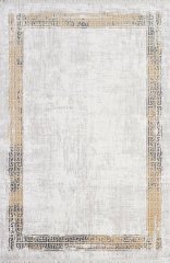 Gümüşsuyu Halı Black & Brown 11298 Sarı Doğal İplik Çerçeveli Dokuma Taban Halı