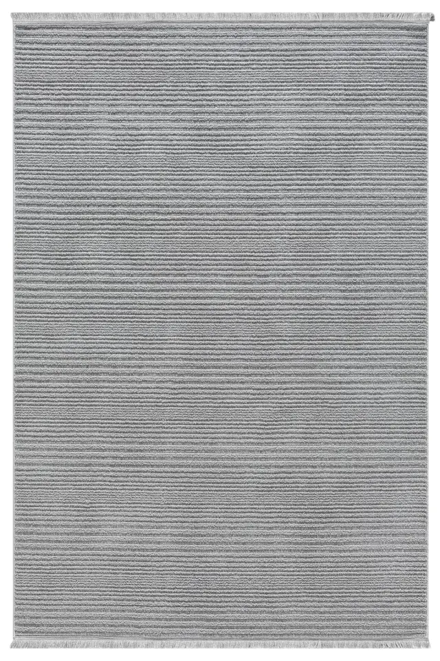 Seyran Halı Zara 950 Gri Polyester Yumuşak Dokulu Yüksek Kaliteli Modern Halı