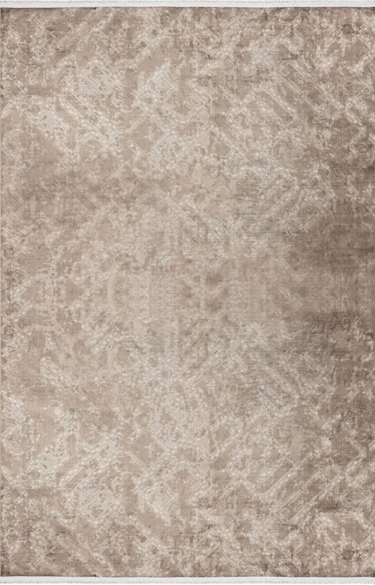 Luxess Halı Cotton 1076 Vizon Polyester Modern Şık Yumuşak Dokulu Halı
