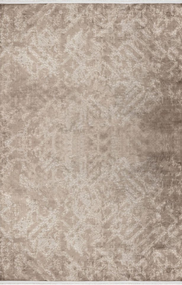 Luxess Halı Cotton 1076 Vizon Polyester Modern Şık Yumuşak Dokulu Halı