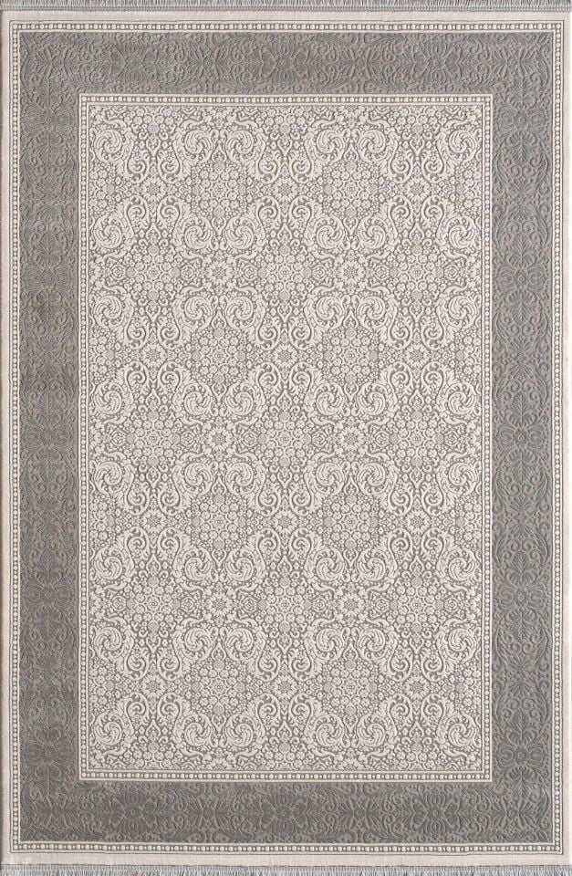 Artemis Halı Anetta 3381E Krem Gri Akrilik Yüksek Kaliteli Klasik Oturma Odası ve Salon Halısı