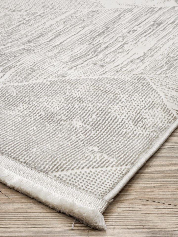 Luxess Halı Zen 1033 Krem Mikrofiber Polyester Yumuşak Dokulu Modern Şık Halı