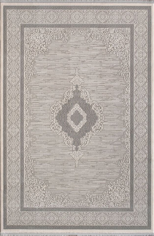 Artemis Halı Anetta 3319G Krem Gri Akrilik Yüksek Kaliteli Klasik Oturma Odası ve Salon Halısı