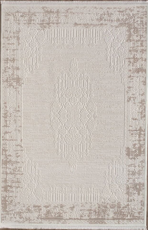 Artemis Halı Anetta 3320A Bej Akrilik Yüksek Kaliteli Klasik Oturma Odası ve Salon Halısı