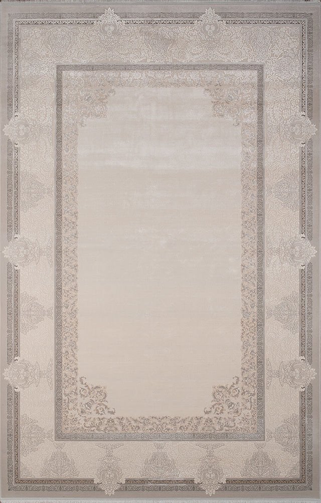 Pierre Cardin Halı Pier Zen HG03A Krem Gri Yumuşak Dokulu Modern Yüksek Kaliteli Halı