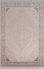 Sanat Halı Delüks 6979 Bej Krem Akrilik Polyester Yüksek Kalite Modern Halı