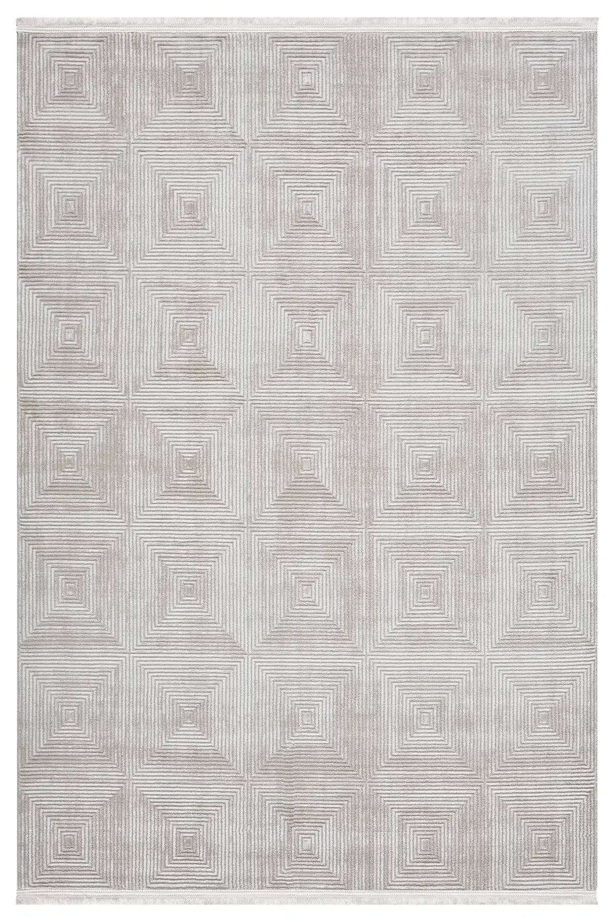 Seyran Halı Roma 414 Kemik Gri Akrilik Yüksek Kaliteli Modern Şık Halı