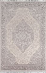 Sanat Halı Delüks 6980 Gri Akrilik Polyester Yüksek Kalite Modern Halı