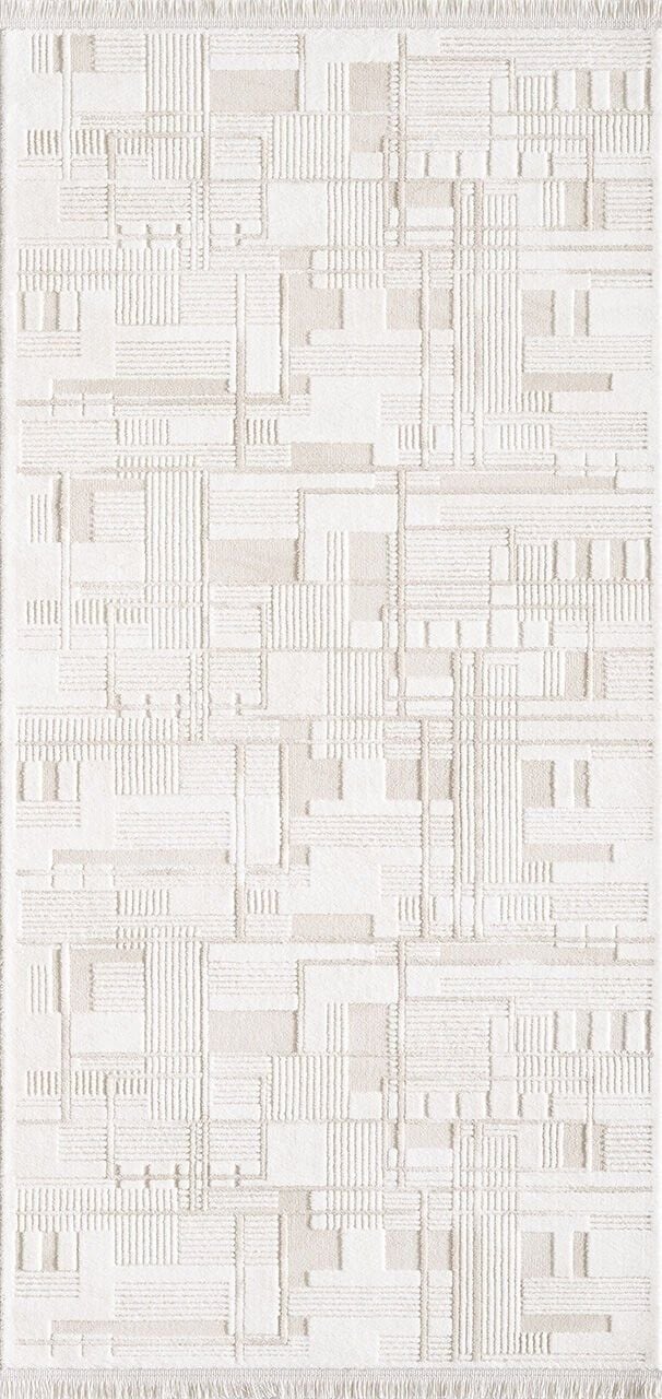 Artemis Halı Samoa 2378B Krem Akrilik Modern Oturma Odası ve Salon Halısı