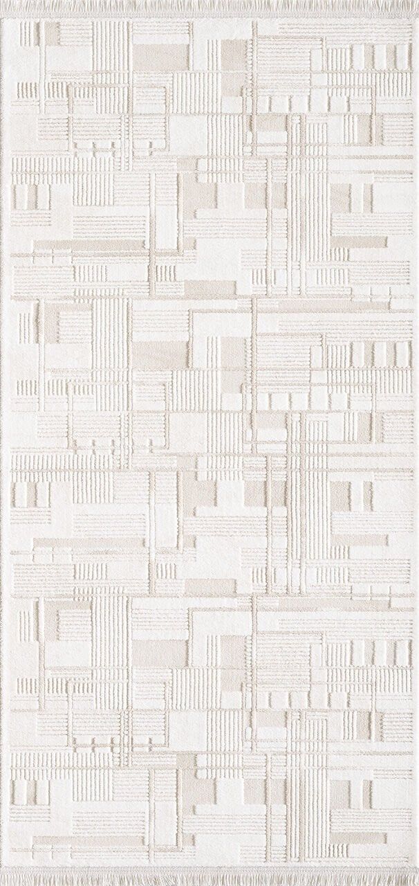 Artemis Halı Samoa 2378B Krem Akrilik Modern Oturma Odası ve Salon Halısı