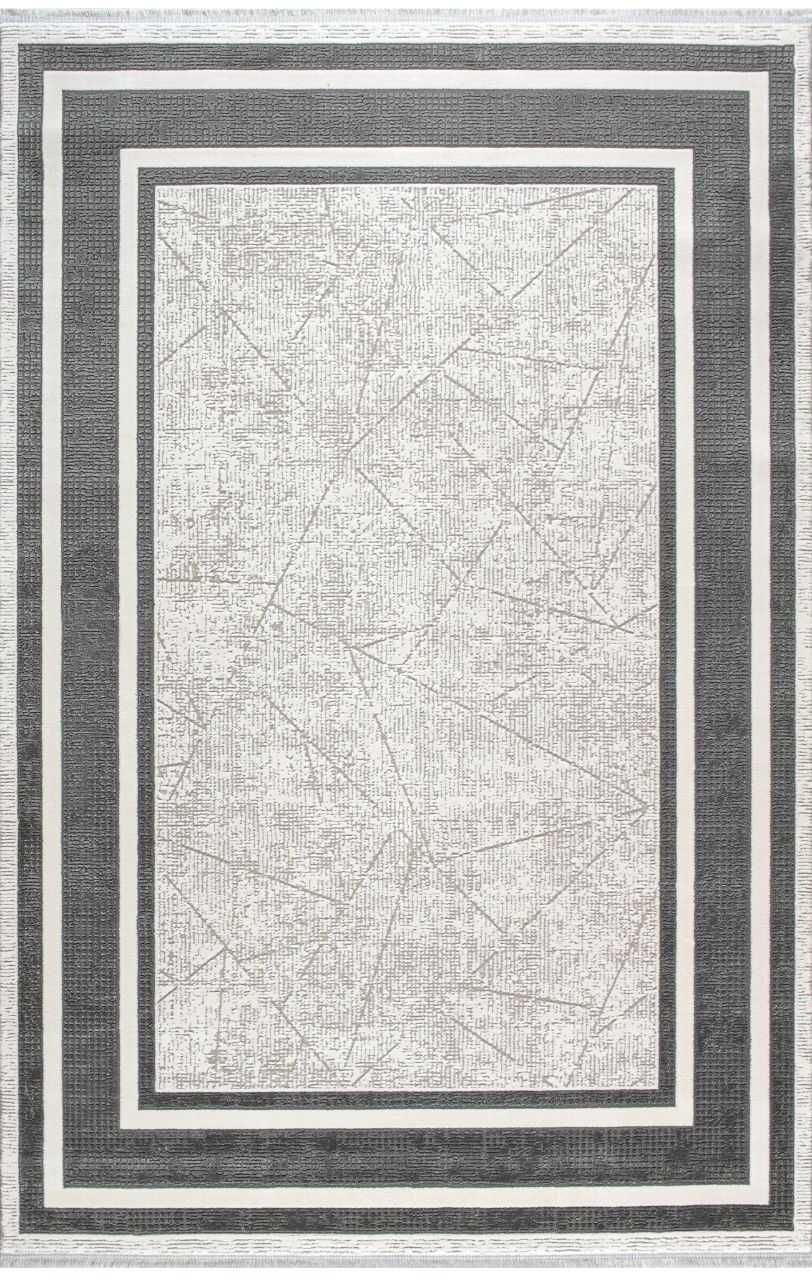 Artemis Halı Murano 2990D Krem Gri Akrilik Çerçeveli Yumuşak Dokulu Oturma Odası Halısı