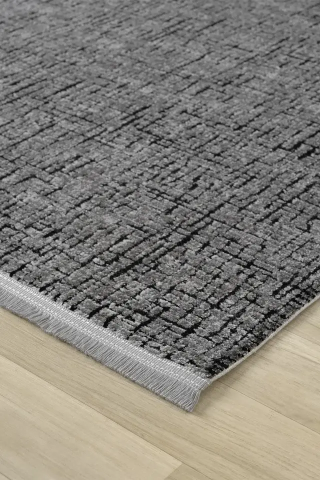 Seyran Halı Roma 419 Antrasit Akrilik Yüksek Kaliteli Modern Şık Halı