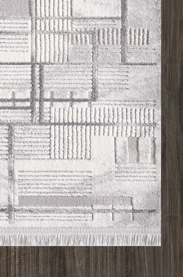 Artemis Halı Samoa 2378C Gri Akrilik Modern Oturma Odası ve Salon Halısı