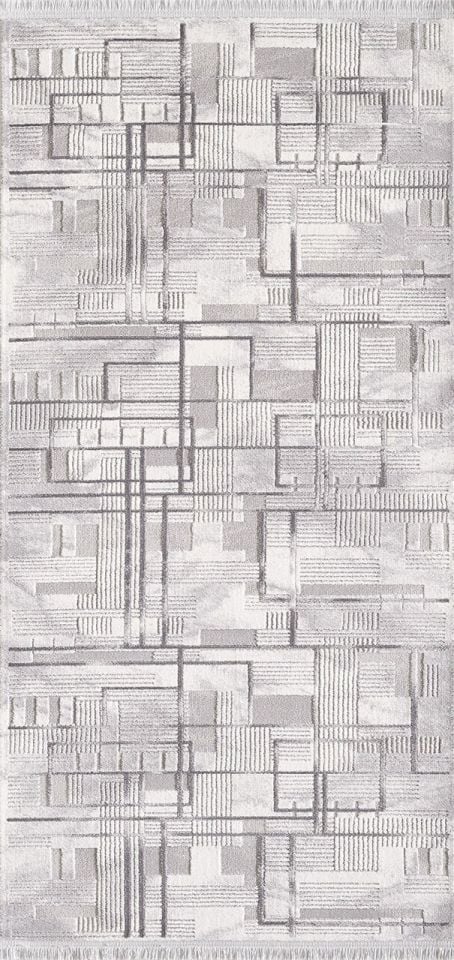 Artemis Halı Samoa 2378C Gri Akrilik Modern Oturma Odası ve Salon Halısı