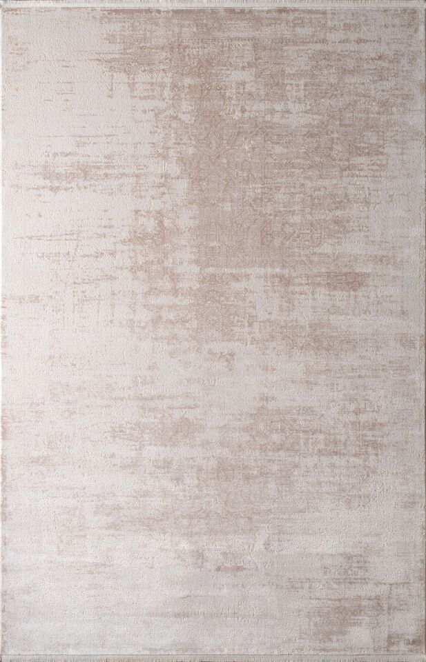 Artemis Halı Carla 0822H Bej Viskon Yumuşak Dokulu Yüksek Kaliteli Oturma Odası ve Salon Halısı