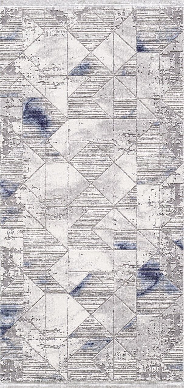 Artemis Halı Samoa 2382A Lacivert Gri Akrilik Modern Oturma Odası ve Salon Halısı