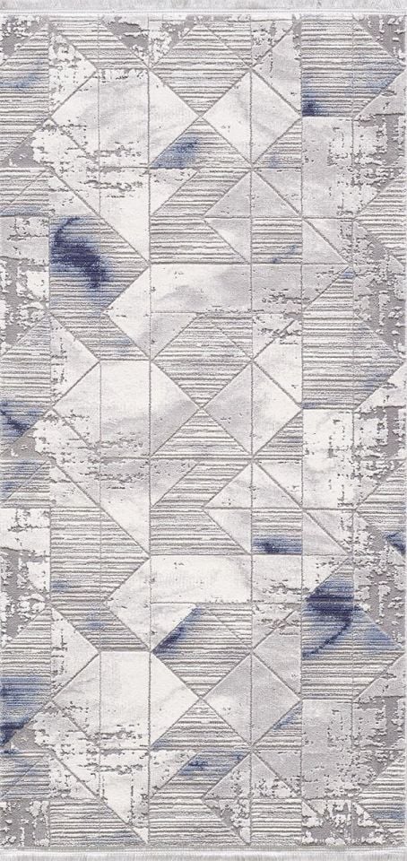 Artemis Halı Samoa 2382A Lacivert Gri Akrilik Modern Oturma Odası ve Salon Halısı