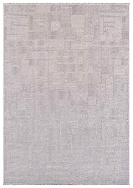 Luxess Halı İpek 1134 Gri Akrilik Yüksek Kalite Modern Yolluk