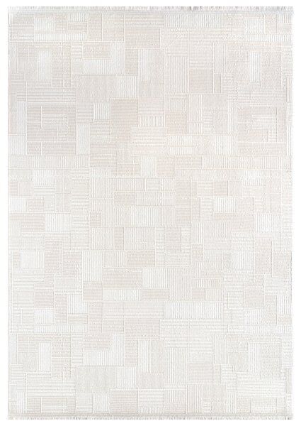 Luxess Halı İpek 1134 Krem Akrilik Yüksek Kalite Modern Yolluk