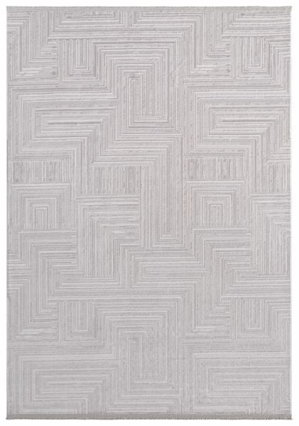 Luxess Halı İpek 1143 Gri Akrilik Yüksek Kalite Modern Yolluk