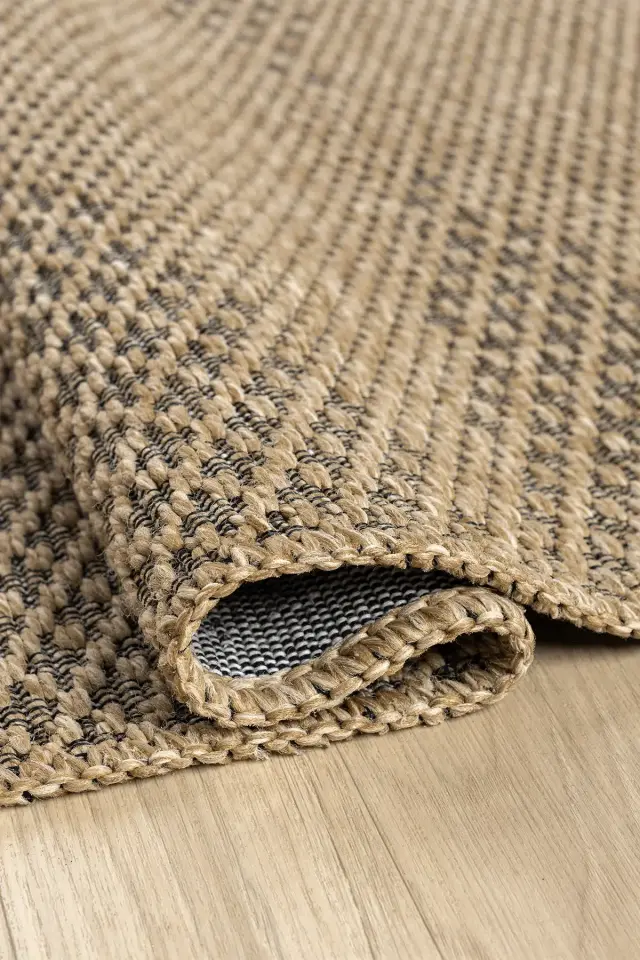 Seyran Halı Cozy Wool 711 Kahve Modern Şık Yumuşak Dokulu Halı