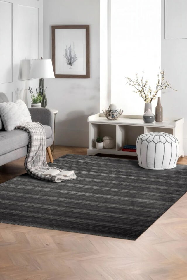 Luxess Halı Cool 402 Antrasit Kilim Yolluk