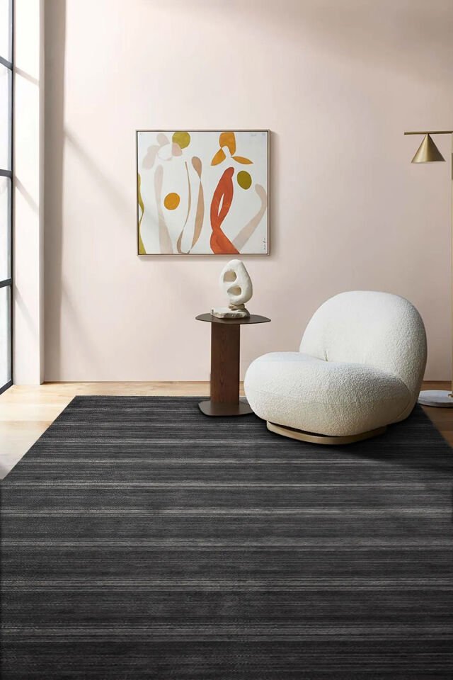 Luxess Halı Cool 402 Antrasit Kilim Yolluk