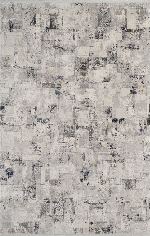 Pierre Cardin Halı Pier Zen HG14A Krem Gri Mavi Modern ve Geleneksel Desenli Kaliteli Halı