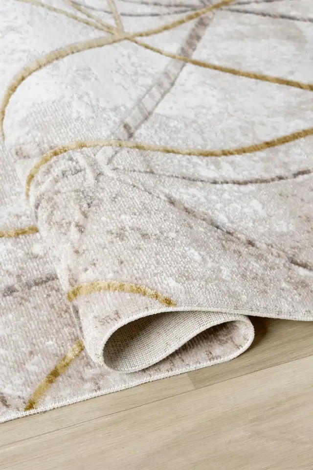 Seyran Halı Roma 425 Gold Akrilik Yüksek Kaliteli Modern Şık Halı